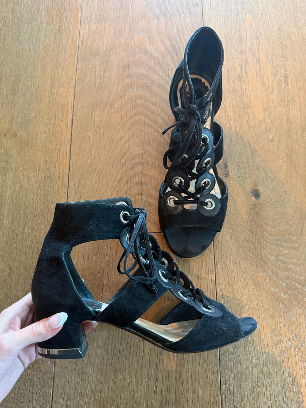 Dior Lace Up sandals